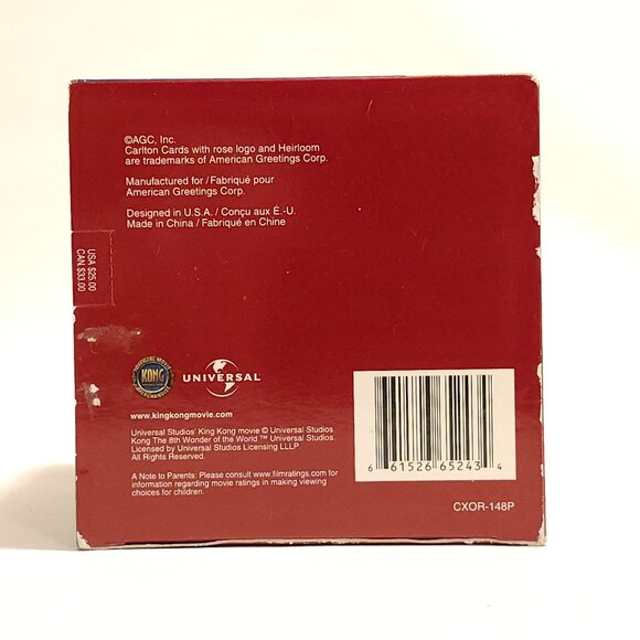 2006 Carlton Cards "Kong to the Rescue" Christmas ornament KING KONG ORNAMENT - Picture 7 of 12